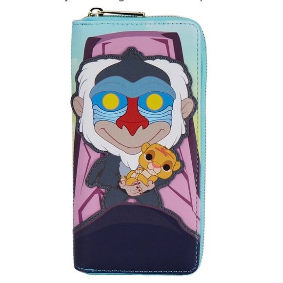 DISNEY Funko Pop Loungefly Lion King Pride Rock Backpack + NWT Zip Around Wallet - Picture 8 of 9